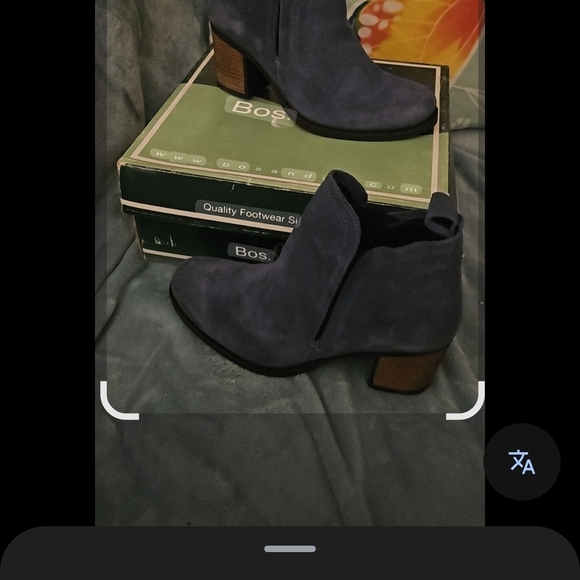 Elegant Blue Suede Ankle Booties - Picture 14 of 16